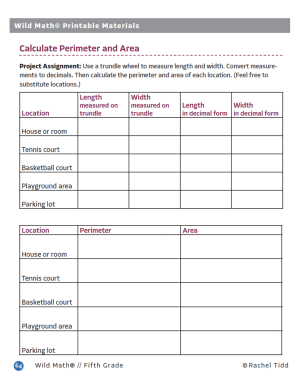 Wild Math Curriculum: Fifth Grade - Image 9